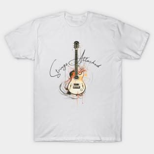 Strings Attached | Guitar Line Art T-Shirt